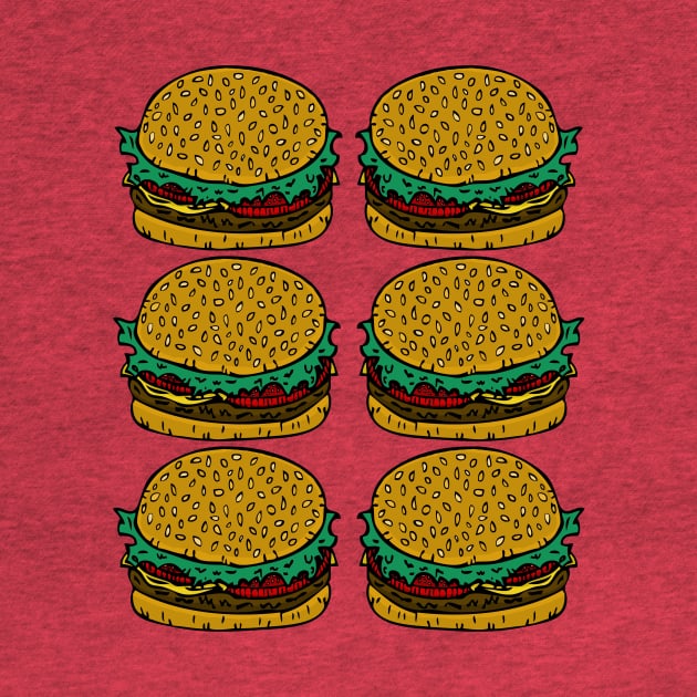 Six Cheeseburgers by RockettGraph1cs
